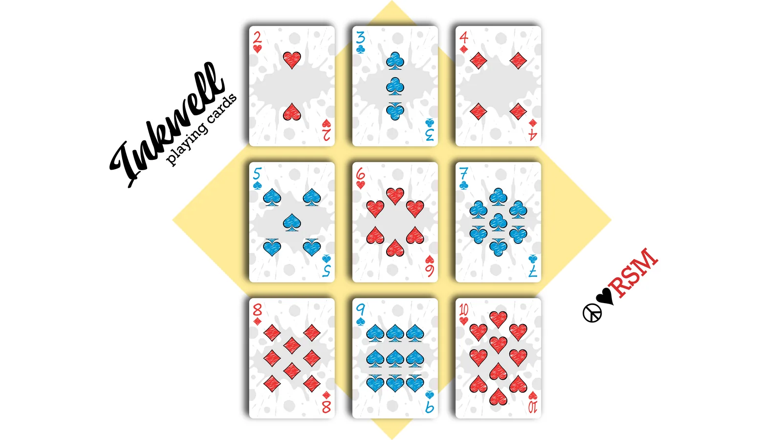 Inkwell Playing Cards - The Front Design