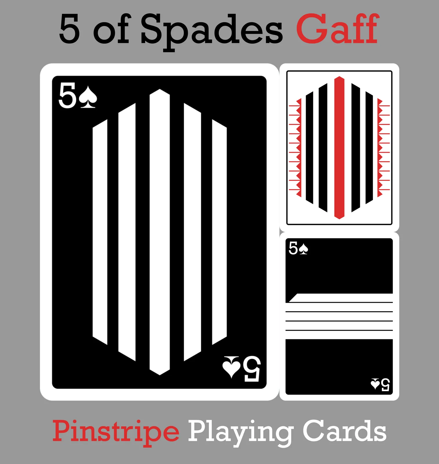 Pinstripe Playing Cards - The Gaff Cards