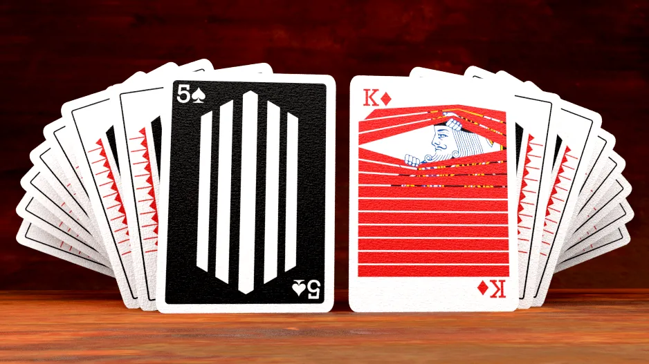 Pinstripe Playing Cards - The Gaff Cards