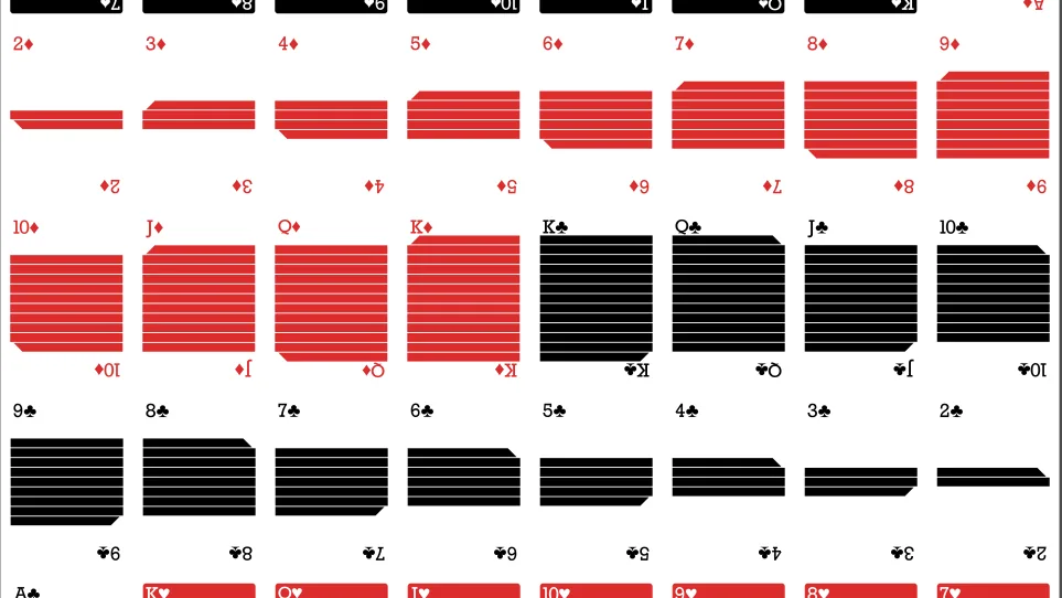 Pinstripe Playing Cards - The Uncut Sheet