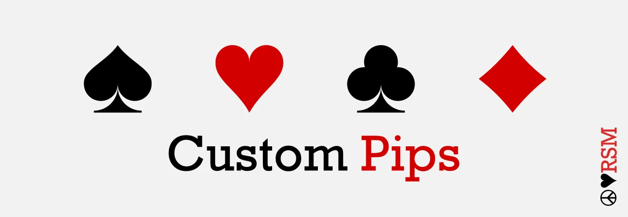 RSM Playing Cards - Custom Pips